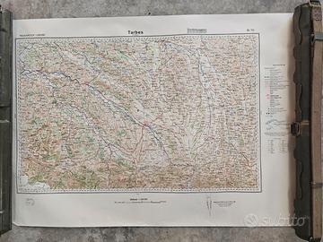 ww2 – 10 Carte geografiche Tedesche marchi (5)(BY)