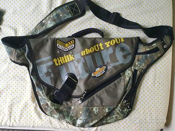 Borsa a tracolla seven verde mimetico