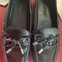 Mocassini pelle vernice LV