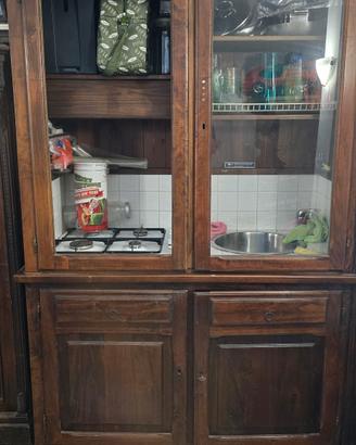 cucina compatta arte povera
