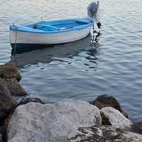 Gozzo con motore fuoribordo mercury 4 CV 4 tempi