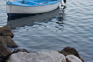 Gozzo con motore fuoribordo mercury 4 CV 4 tempi