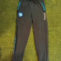 Pantaloni Tuta Kappa SSC Napoli Verdi Taglia M