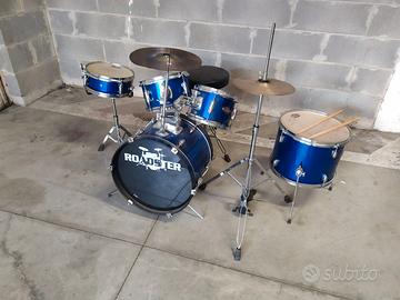 Batteria ROADSTER JUNIOR blu completa