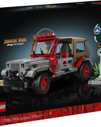 lego 77984 Jurassic Park Jeep wrangler
