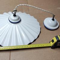 kit applique e lampadario in ceramica