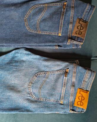2 Jeans LEE Malone skinny fit taglia 32x32