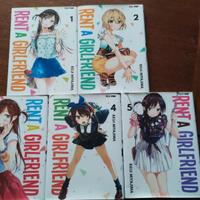 Rent a Girlfriend volumi 1-5 J-Pop manga italiano