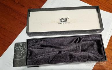 Scatola per penna Montblanc con libretto service