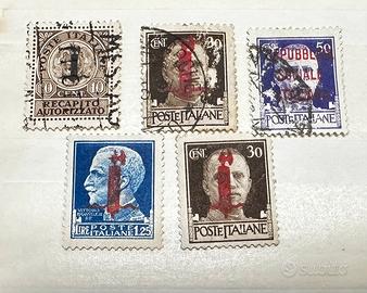 Francobolli Repubblica sociale Italiana Salò