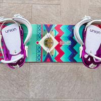 Tavola da snowboard Salomon + attacchi