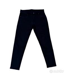 Jeans Uomo Nero Denim  - Slim Fit - Taglia M