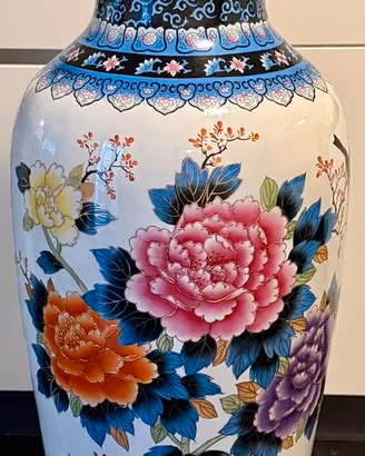 Vaso cinese artigianale , imponente, splendido