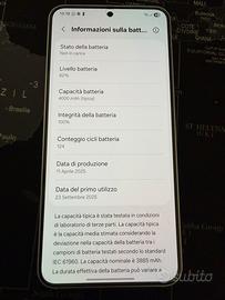 Samsung s25 - 256GB - batteria al 100%