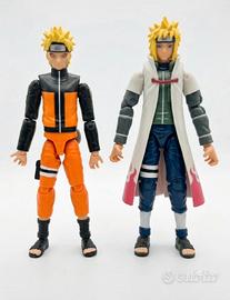 Action figures giocattoli naruto e minato