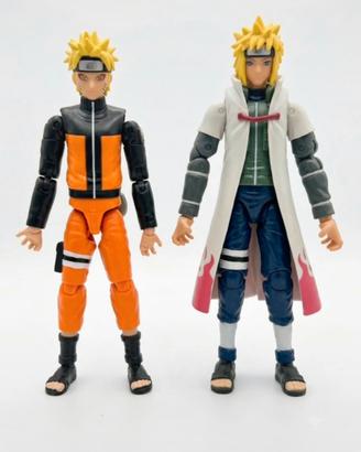 Action figures giocattoli naruto e minato