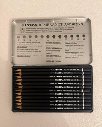 Set matite Lyra Rembrandt  in scatola di metallo