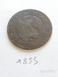 2 Centesimi 1855 Napoleone III Marseille