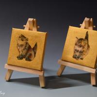 Mini quadri con cavalletto