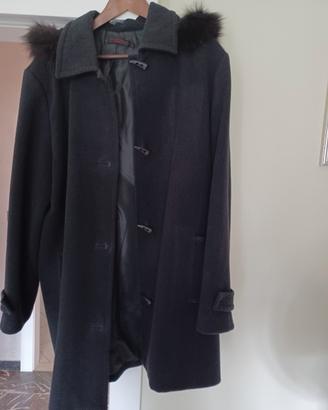 cappotto 3/4  nero taglia 54 