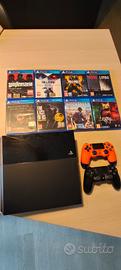 PS4 fat 2 joystick +giochi