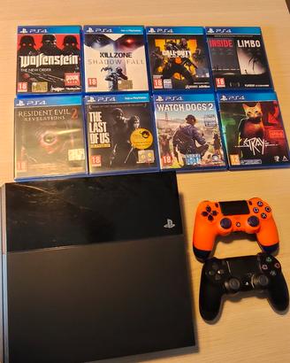 PS4 fat 2 joystick +giochi