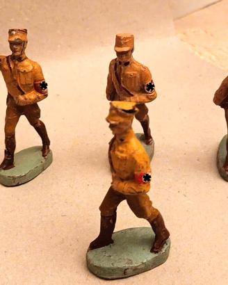 Elastolin  4 soldatini tedeschi "SA"