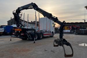 Volvo FH540 euro 6 Gru caricatore + struttura tras