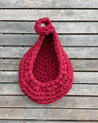 Porta oggetti/piante in crochet