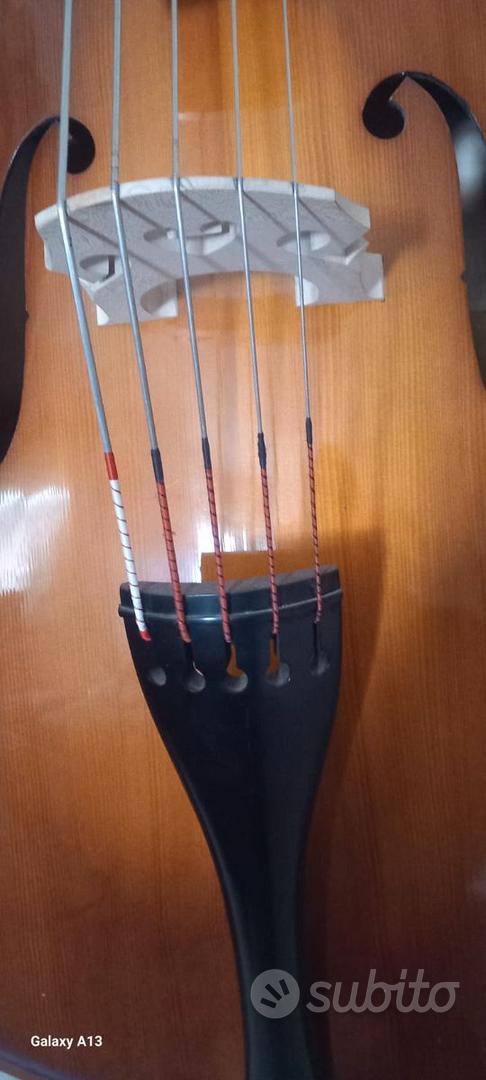 Corde Per Contrabbasso 5 Corde Jargar - Set Forte In Acciaio Cromo