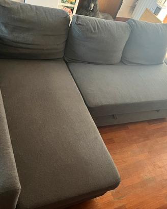 Divano letto angolare ikea friheten grigio scuro