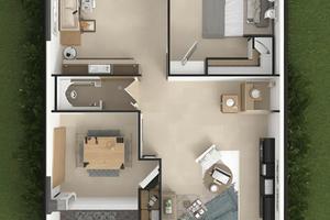 Luminoso bilocale a Concorezzo