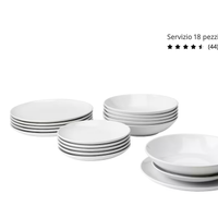 Set piatti da 18 pezzi IKEA - Nuovi