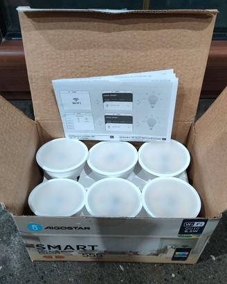 Faretti smart WiFi RGB led GU10 Aigostar