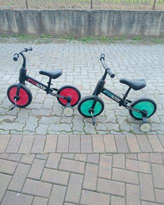 coppia bici/tricicli STCRATCH Quick bimbo/bimba