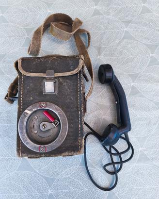 telefono militare da campo svizzero anni,50