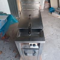 Friggitrice a gas con mobiletto