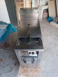 Friggitrice a gas con mobiletto