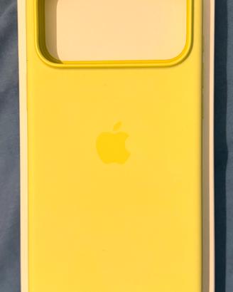 Cover ORIGINALE Apple gialla iphone 17pro max