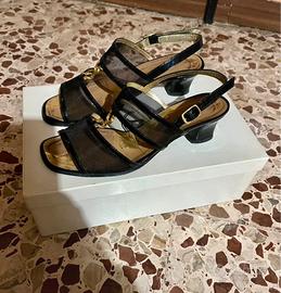 Sandali Lorbac in vernice