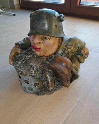 Sturmtruppen salvadanaio con birra raro anni 70