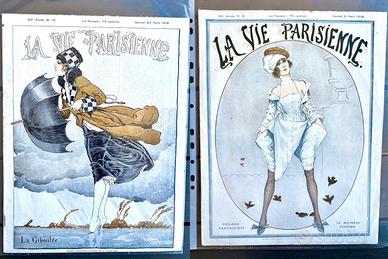 LA VIE PARISIENNE 1918 2 Marzo e 23 Marzo