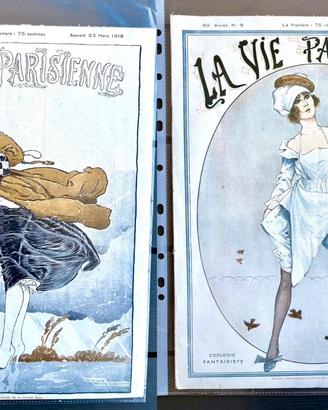 LA VIE PARISIENNE 1918 2 Marzo e 23 Marzo