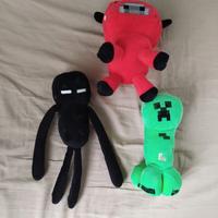 Minecraft peluches alti 20 cm circa