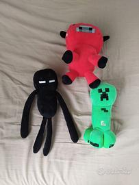 Minecraft peluches alti 20 cm circa
