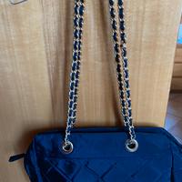 Borsa in tessuto blu