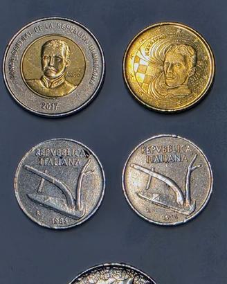Monete collezione 500 Lire argento e gettoni rari