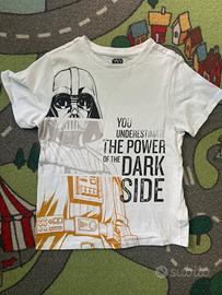 T-shirt bianca Star Wars 7-8 anni