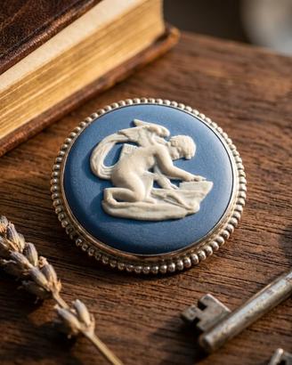 Wedgwood argento sterling spilla neoclassica diasp