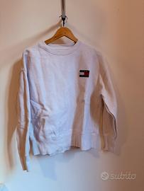 Felpa Tommy Hilfiger Bianca taglia M